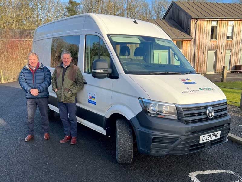RHI Industrials team with service van